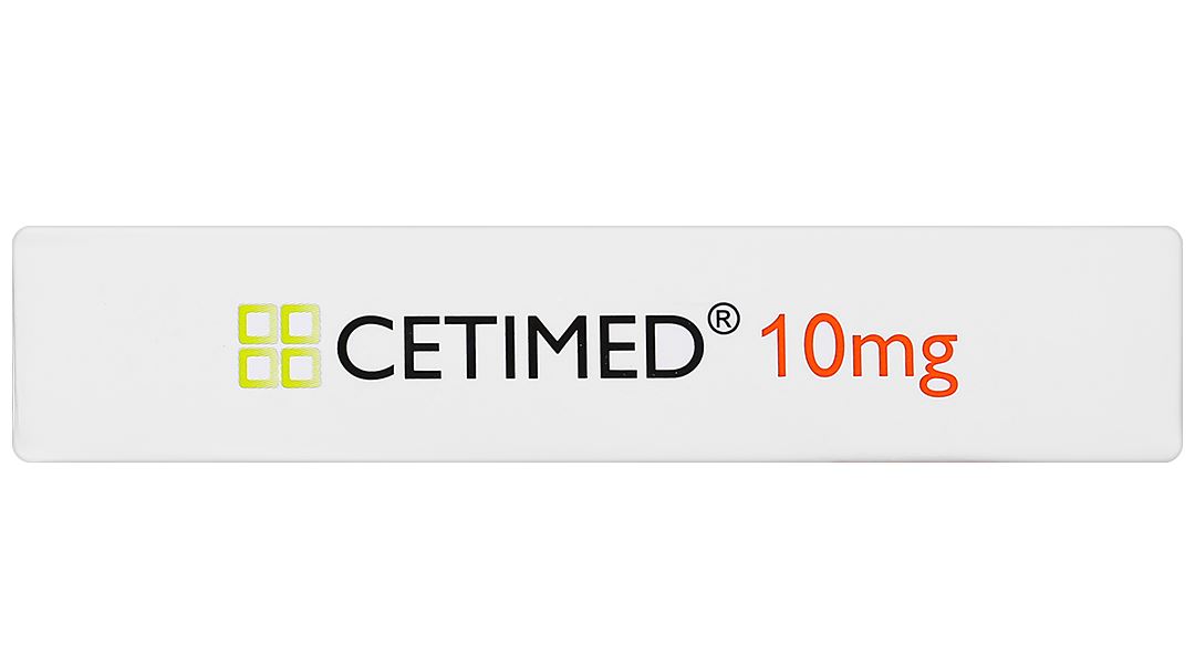 Cetimed 10mg điều trị triệu chứng viêm mũi dị ứng
