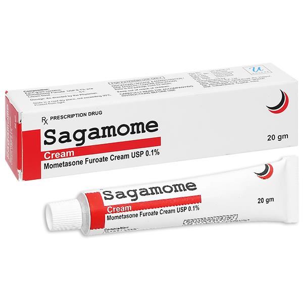 Sagamome Cream 0.1% trị vẩy nến, viêm da dị ứng