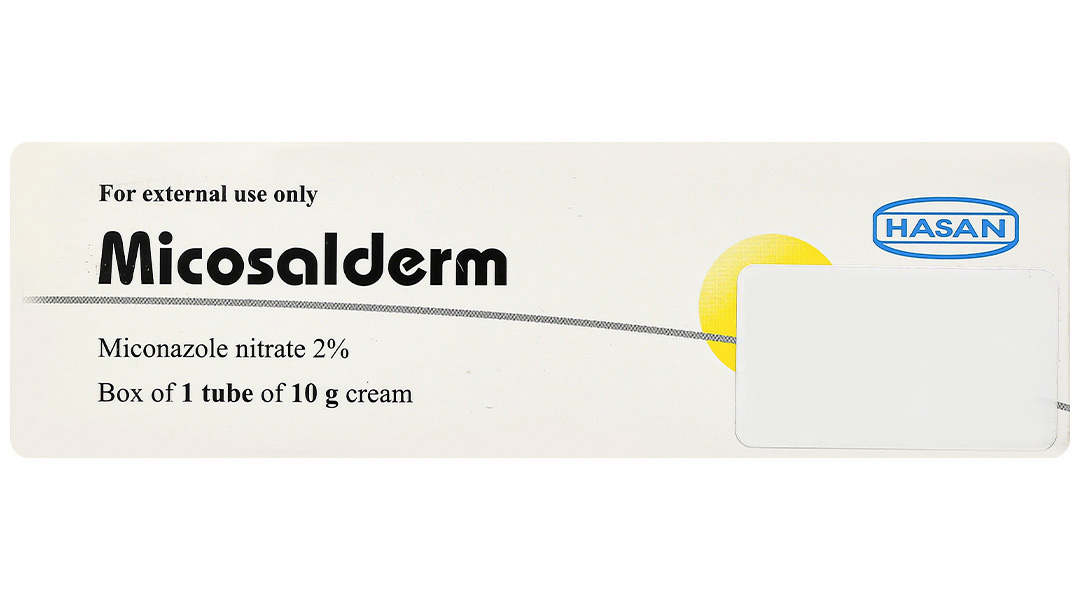 Kem bôi da Micosalderm 2% trị các bệnh da liễu do nhiễm nấm