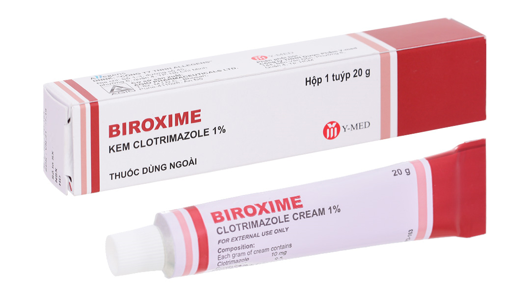 Kem bôi Biroxime 1% trị nấm da