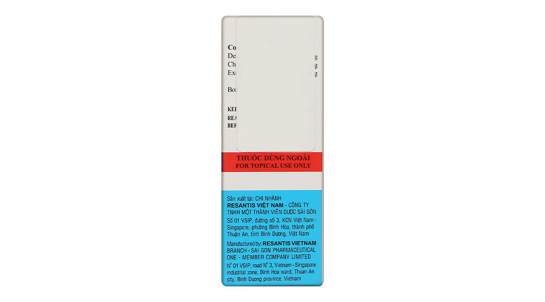 Kem bôi da Dexamethasone/Chloramphenicol 8g điều trị viêm da tiếp xúc