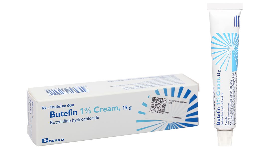 Butefin 1% Cream điều trị lang ben, nấm