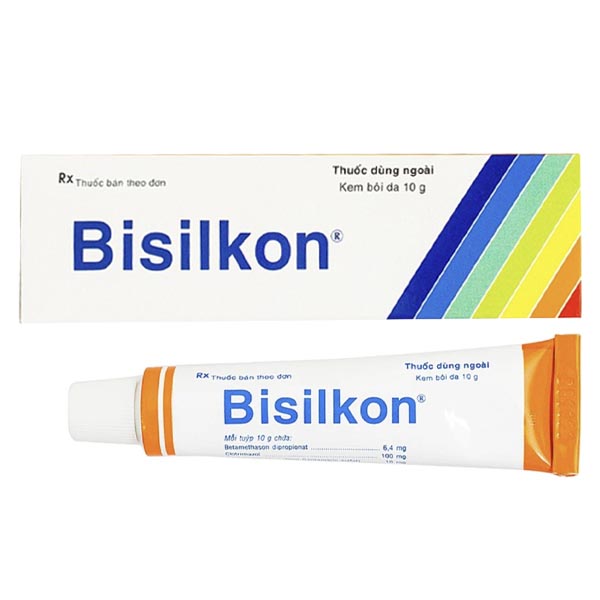 Kem bôi da Bisilkon điều trị các bệnh lý da do vi khuẩn và nấm