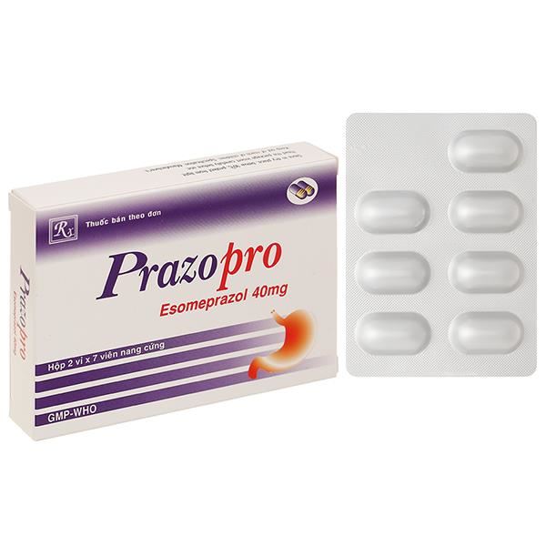 Prazopro 40mg trị trào ngược dạ dày, thực quản