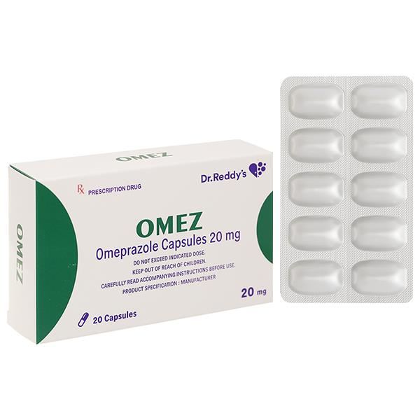 Omez 20mg điều trị loét dạ dày, tá tràng