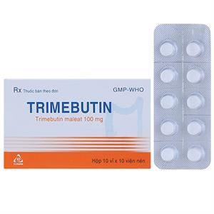 Trimebutin TV.Pharm 100mg trị các chứng rối loạn chức năng tiêu hóa