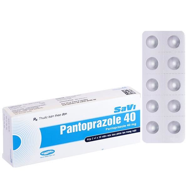 SaVi Pantoprazole 40 trị trào ngược dạ dày, thực quản