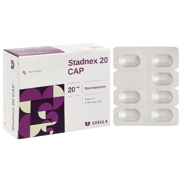Stadnex 20 Cap trị trào ngược dạ dày, thực quản
