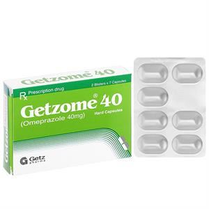 Getzome 40 trị loét dạ dày, tá tràng