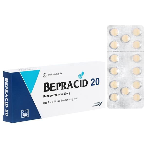 Bepracid 20 trị trào ngược dạ dày - thực quản