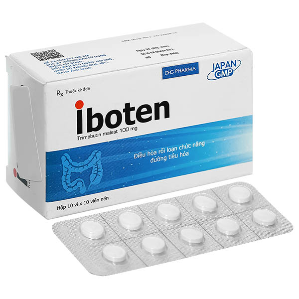 Iboten 100mg giảm đau do co thắt tiêu hóa