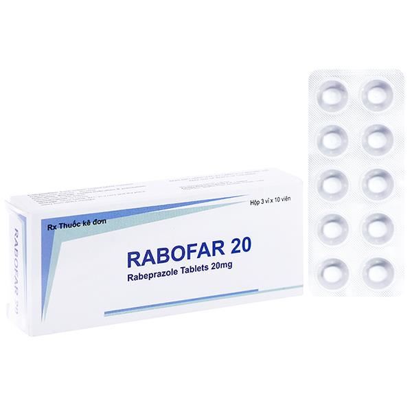 Rabofar 20 trị trào ngược dạ dày, thực quản