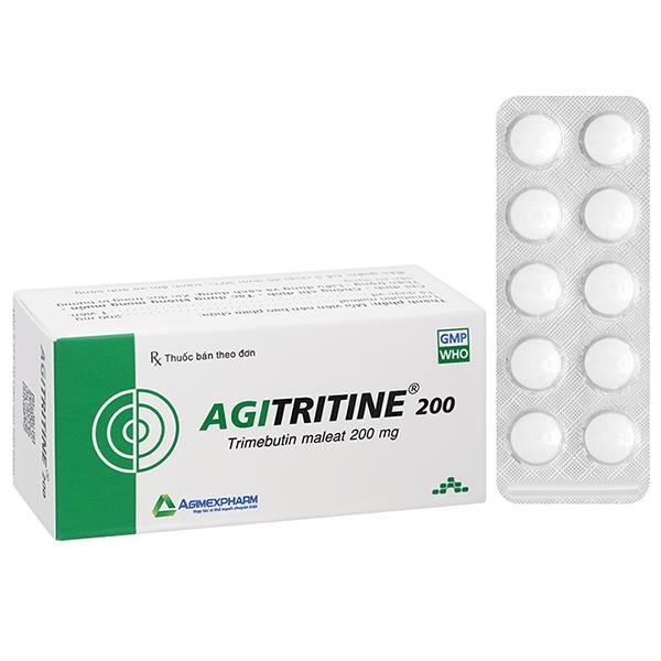 Agitritine 200mg trị đau co thắt dạ dày, hội chứng ruột kích thích