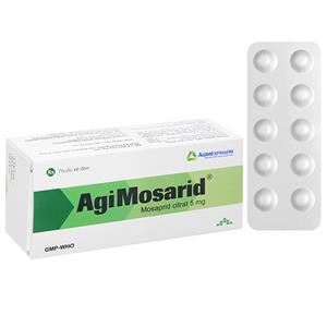 Agimosarid 5mg trị các triệu chứng dạ dày - ruột