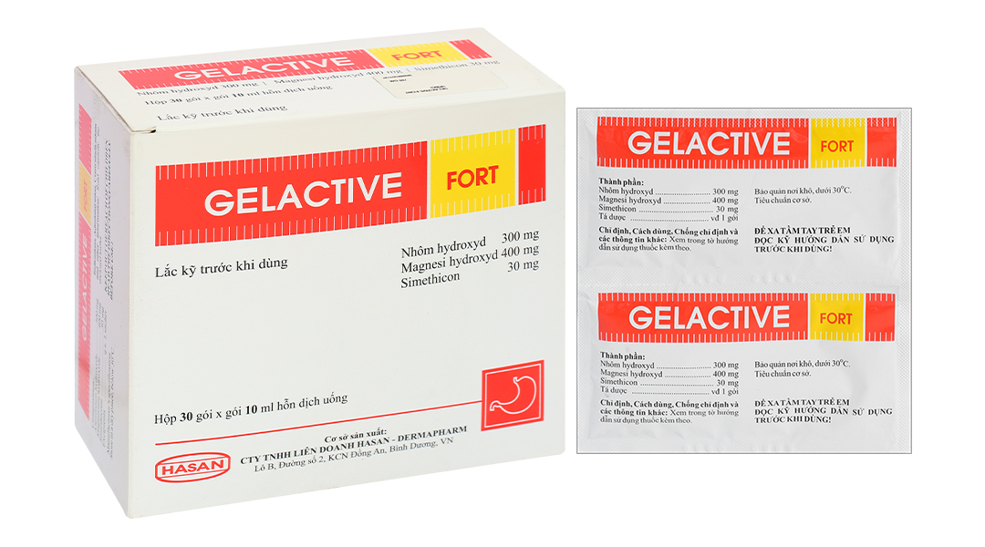 Thuốc Gelactive Fort làm dịu triệu chứng rối loạn tiêu hóa - 05/2026 ...