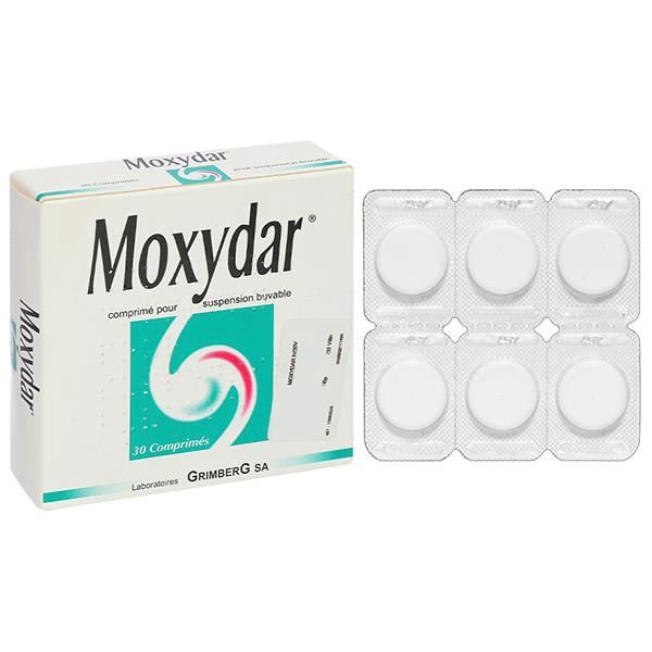Moxydar trị các chứng trào ngược dạ dày, thực quản