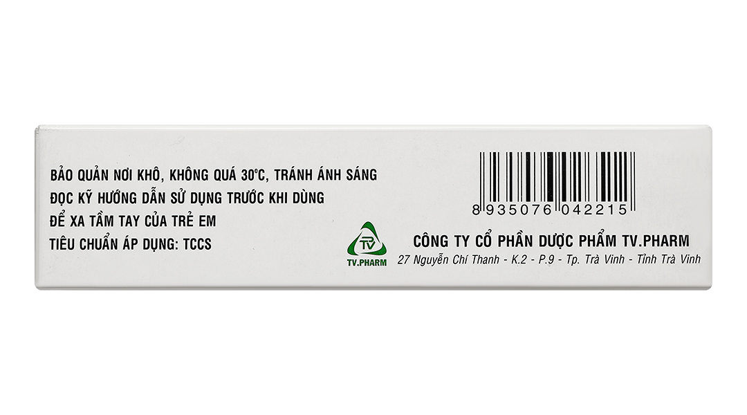 Omeprazol TVP 20mg trị loét dạ dày, tá tràng