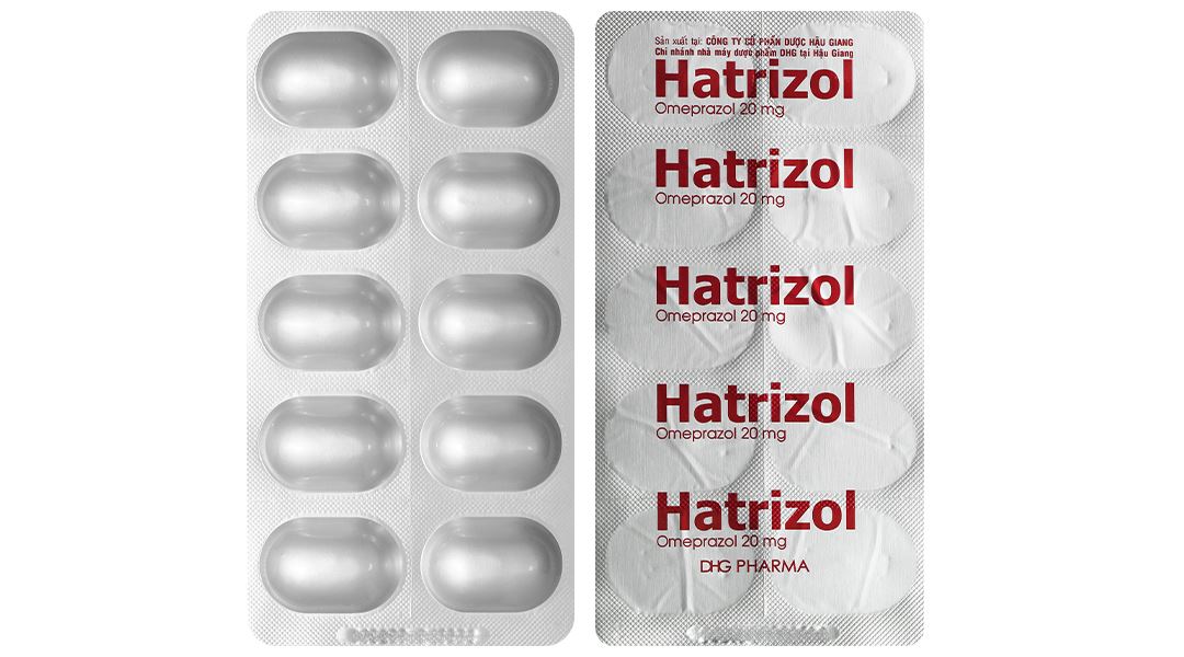 Hatrizol 20mg trị trào ngược dạ dày - thực quản