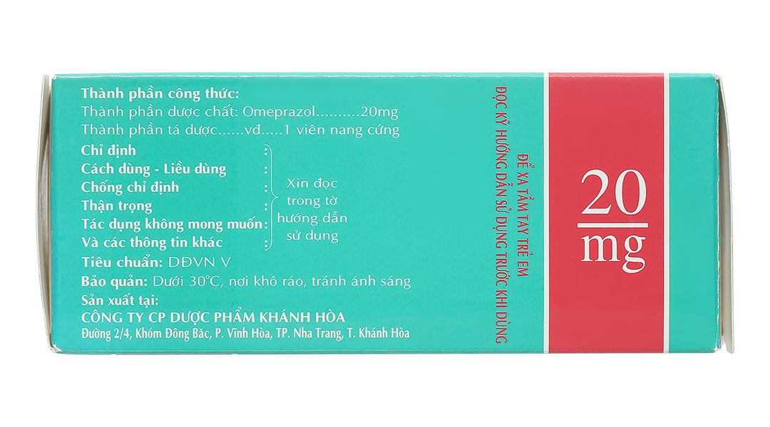 Kagasdine 20mg trị loét dạ dày, tá tràng