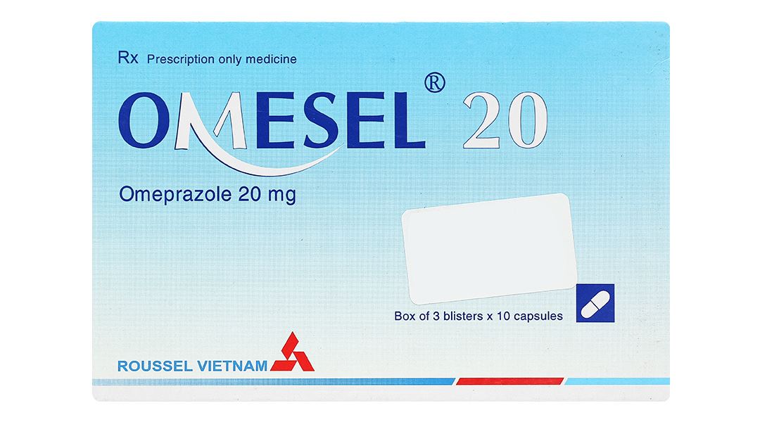 Omesel 20 trị và phòng ngừa tái phát loét dạ dày - ruột