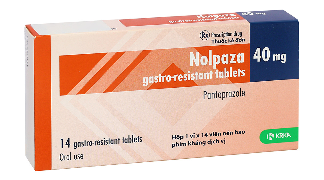 Nolpaza 40mg điều trị loét đường tiêu hoá, trào ngược dạ dày