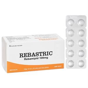 Rebastric 100mg điều trị loét, viêm dạ dày