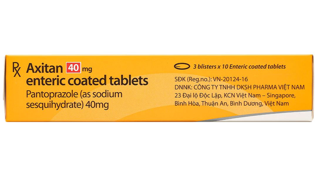 Axitan 40mg điều trị trào ngược dạ dày, thực quán