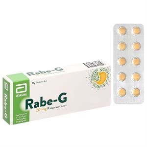 Rabe-G 20mg điều trị trào ngược dạ dày - thực quản