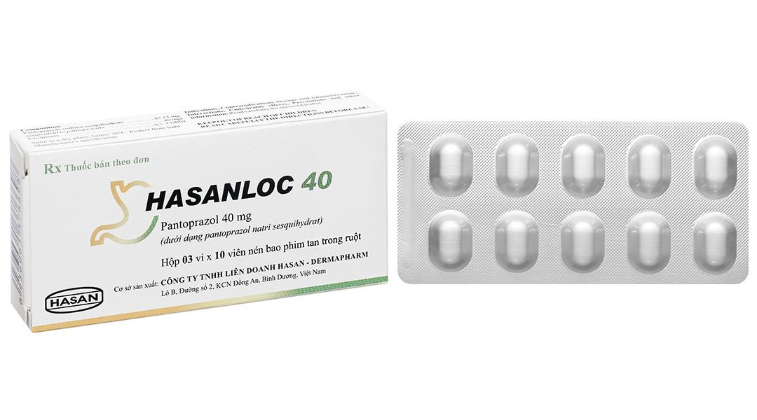 Hasanloc 40 điều trị loét dạ dày - tá tràng