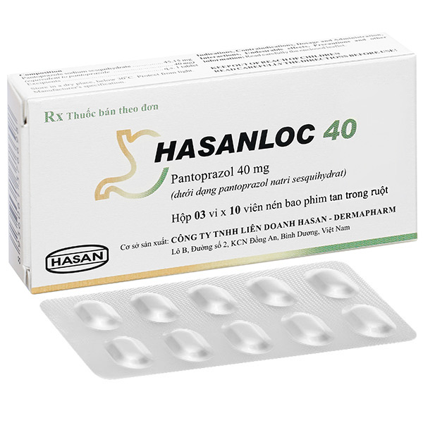 Hasanloc 40 điều trị loét dạ dày - tá tràng