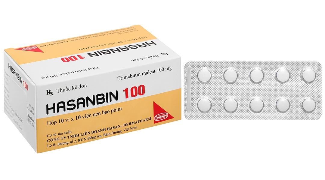 Hasanbin 100 điều trị đau do rối loạn chức năng đường tiêu hóa