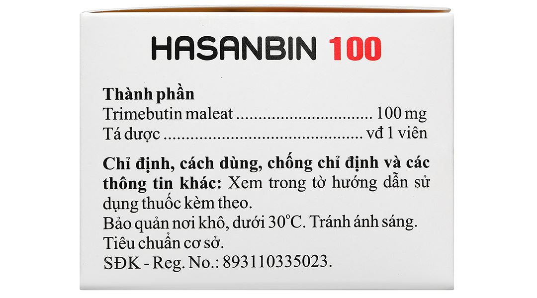 Hasanbin 100 điều trị đau do rối loạn chức năng đường tiêu hóa