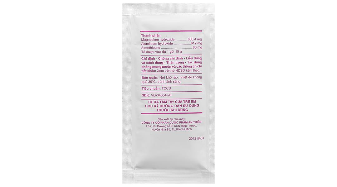 Atinalox 15g điều trị viêm loét dạ dày - tá tràng cấp, mạn tính (20 gói x 15g) - 8