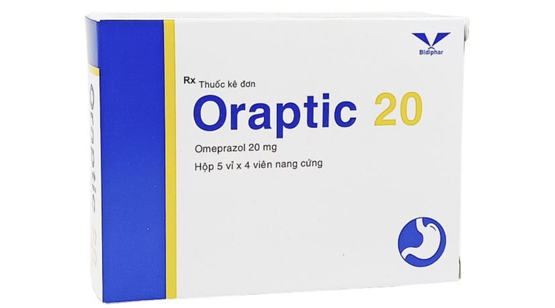 Oraptic 20 điều trị loét dạ dày, tá tràng