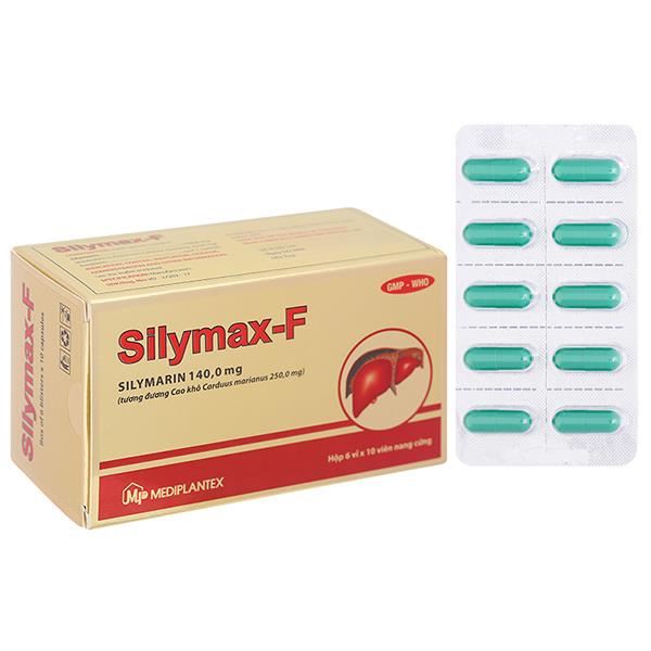 Silymax-F 140mg điều trị viêm gan do virus, xơ gan