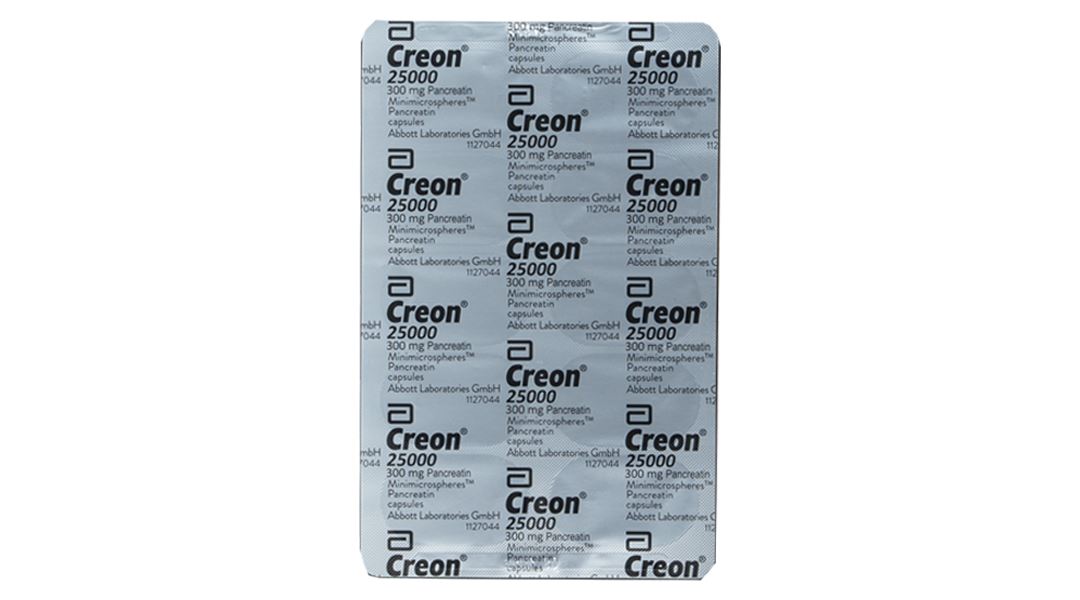 Creon 25000 điều trị thiểu năng tụy ngoại tiết