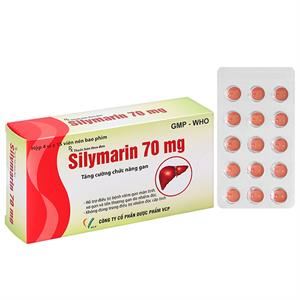 Silymarin VCP 70mg hỗ trợ trị bệnh viêm gan mãn tính, xơ gan
