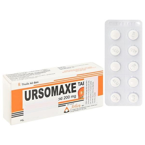 Ursomaxe 200mg bảo vệ, phục hồi, cải thiện chức năng gan