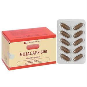 Vihacaps 600 cải thiện các triệu chứng bệnh lý gan