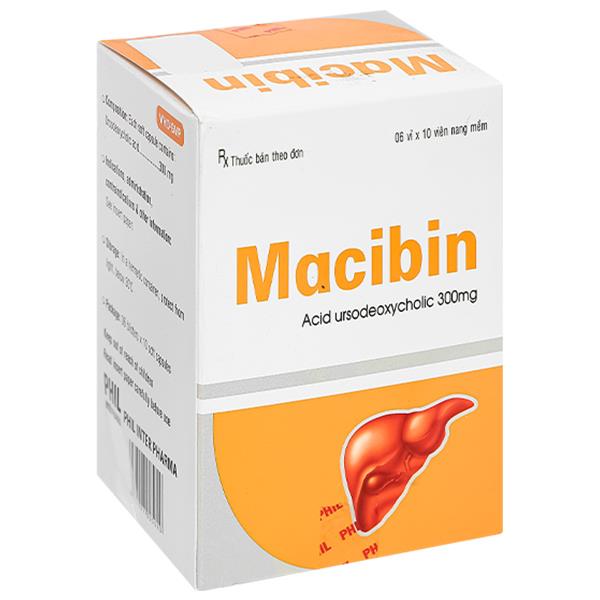 Macibin 300mg làm tan sỏi mật giàu cholesterol
