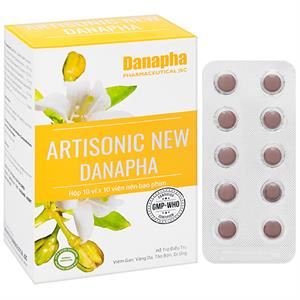 Artisonic New Danapha hỗ trợ trị viêm gan, vàng da, dị ứng