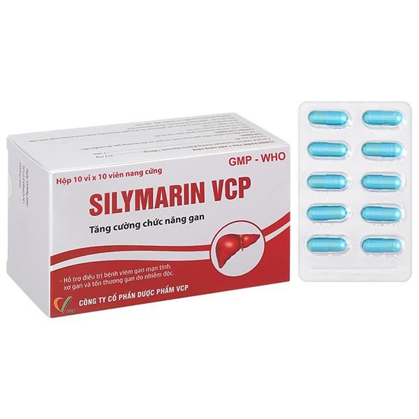 Silymarin VCP 140mg hỗ trợ điều trị bệnh viêm gan mạn tính, xơ gan