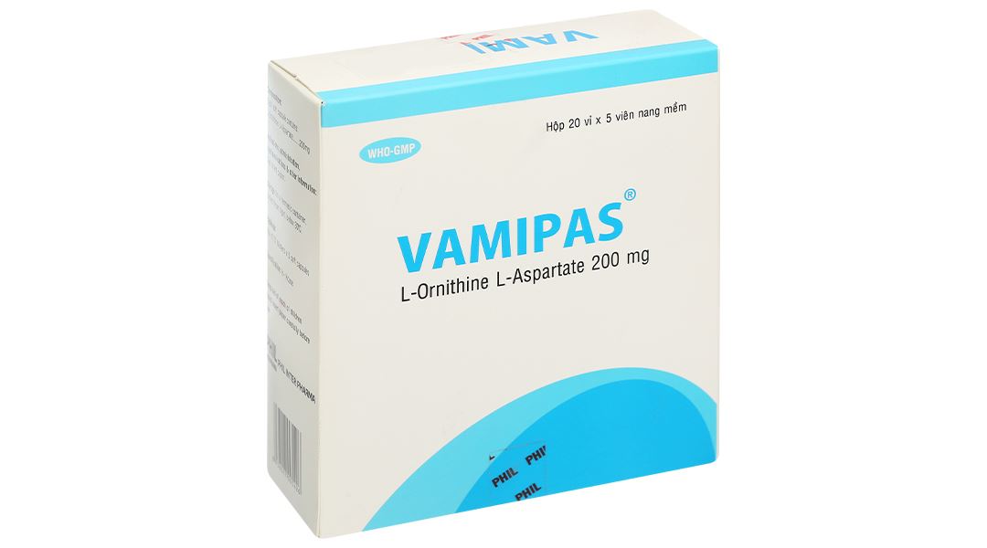 Vamipas 200mg điều trị hỗ trợ và duy trì các bệnh về gan