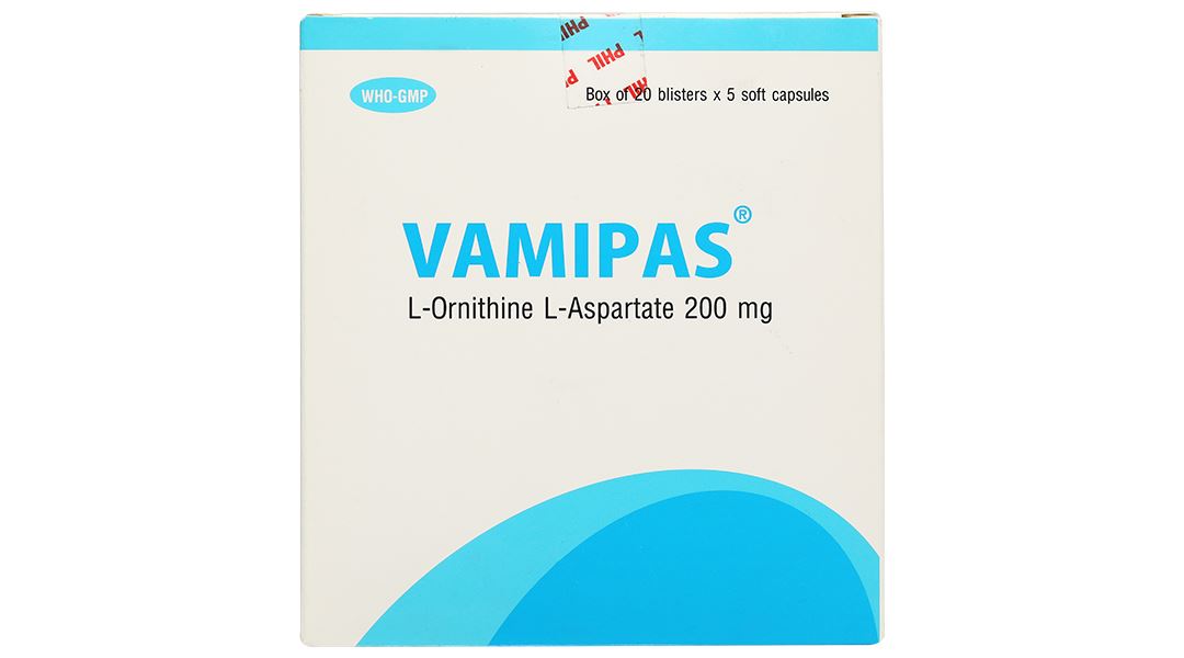 Vamipas 200mg điều trị hỗ trợ và duy trì các bệnh về gan