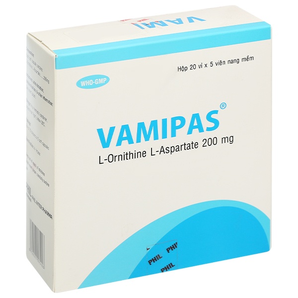 Vamipas 200mg điều trị hỗ trợ và duy trì các bệnh về gan