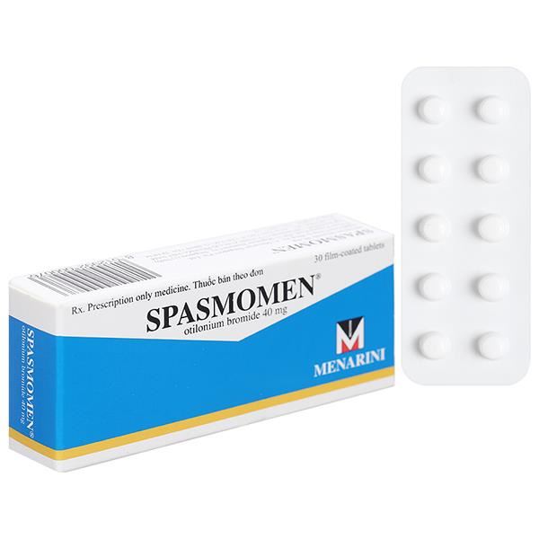 Spasmomen 40mg trị hội chứng đại tràng kích thích