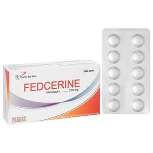 Fedcerine 500mg điều trị viêm loét đại tràng