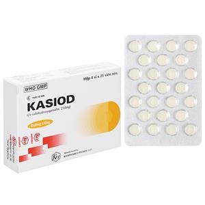 Kasiod 210mg trị lỵ amid đường ruột, tiêu chảy