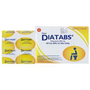 New Diatabs 600mg trị tiêu chảy cấp và mạn tính