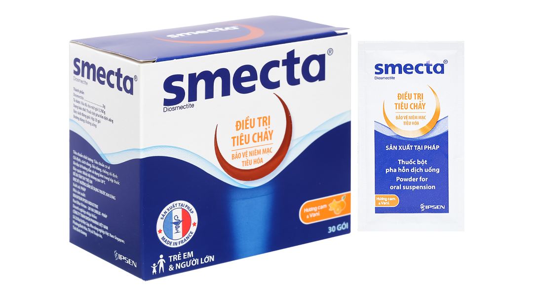 Bột pha hỗn dịch uống Smecta 3g trị các triệu chứng tiêu chảy cấp (30 gói x 3.76g) - 8